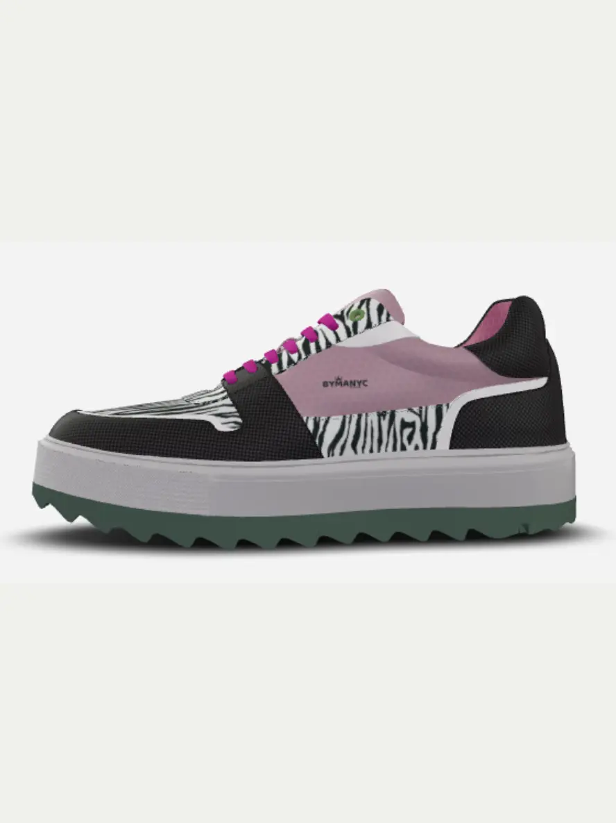 Vegan Sneakers BYMANYC ® New York SOHO ELEGANCE (Unisex) White Chaos