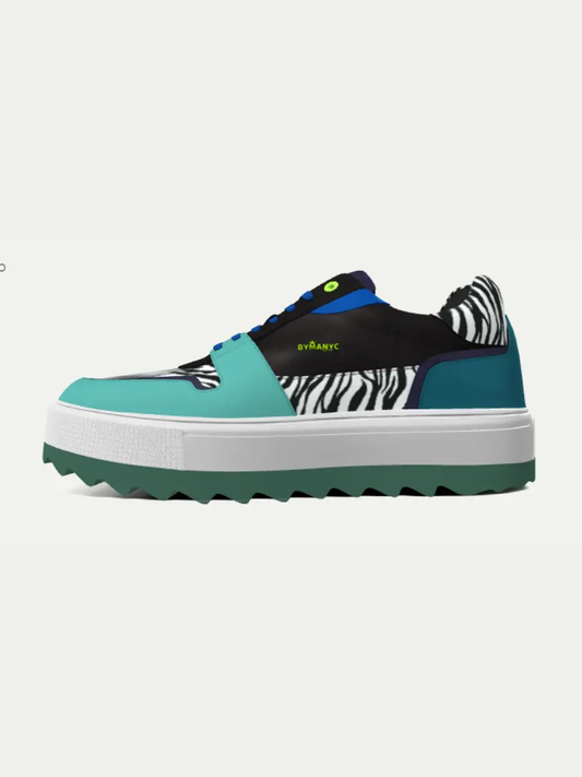 Sustainable Sneakers BYMANYC ® New York HIGH-END WALK (Unisex) White Chaos