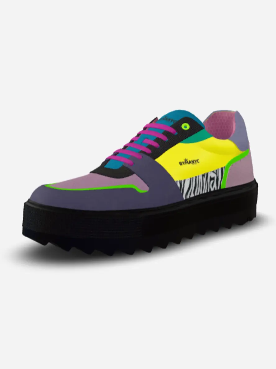 Vegan Sneakers Riverside Rush BYMANYC ® New York White Chaos