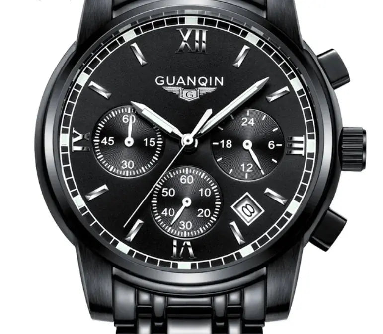 Luminous Steel Band Outdoor Sports Watch Blkhaven
