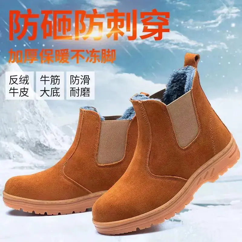 Winter Safety Work Boots with Steel Toe and Insulation Blkhaven