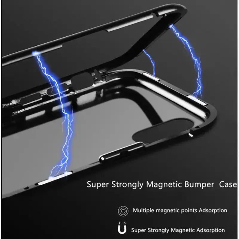 Magnetic Tempered Glass Shell Screen Protector Blkhaven