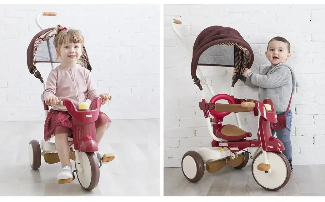 iimo 3-in-1 Foldable Tricycle with Canopy Blkhaven