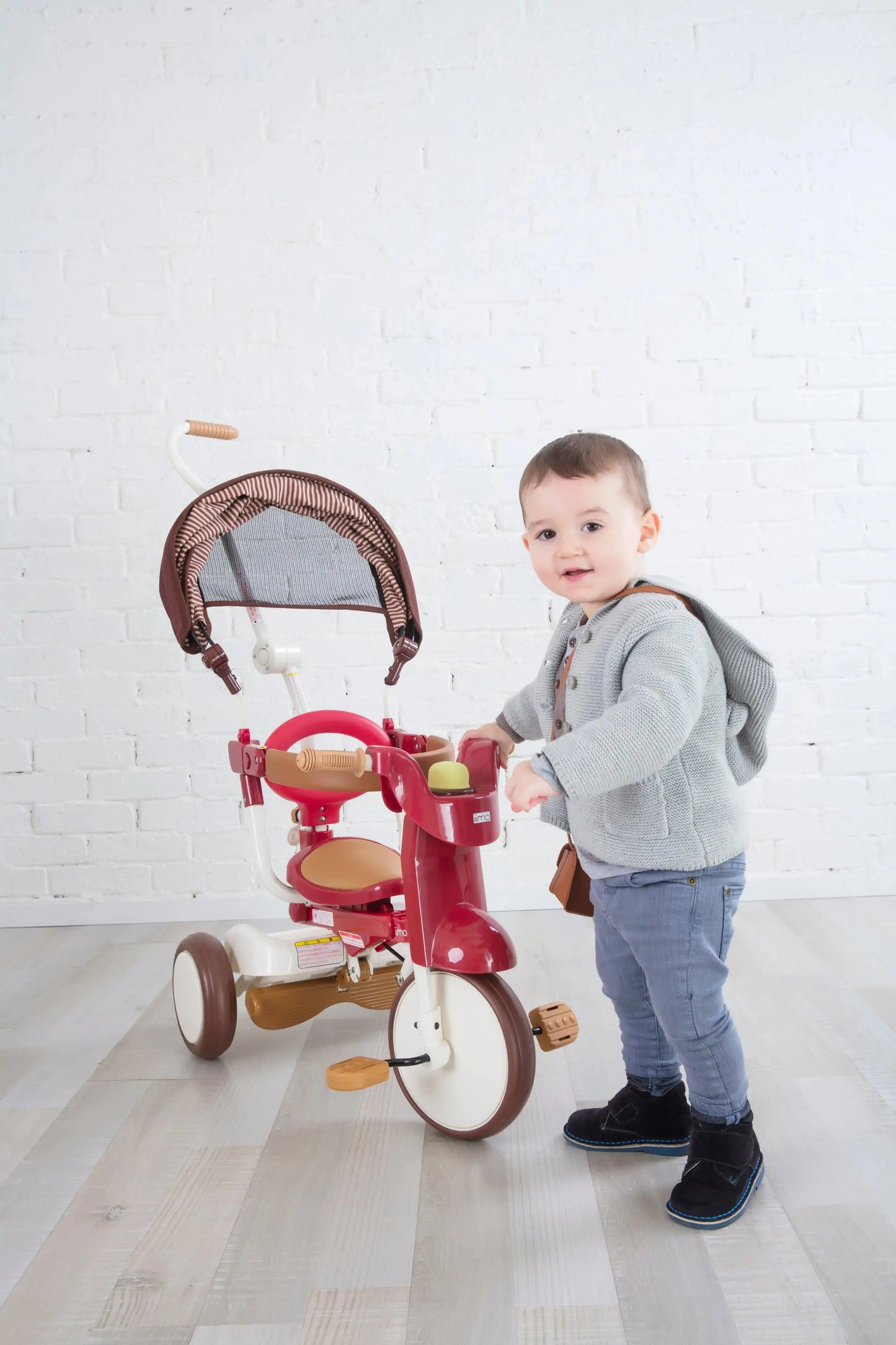 iimo 3-in-1 Foldable Tricycle with Canopy Blkhaven