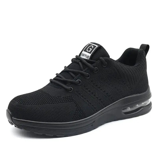Men's Safety Shoes with Steel Toe, Lightweight & Slip-Resistant Blkhaven