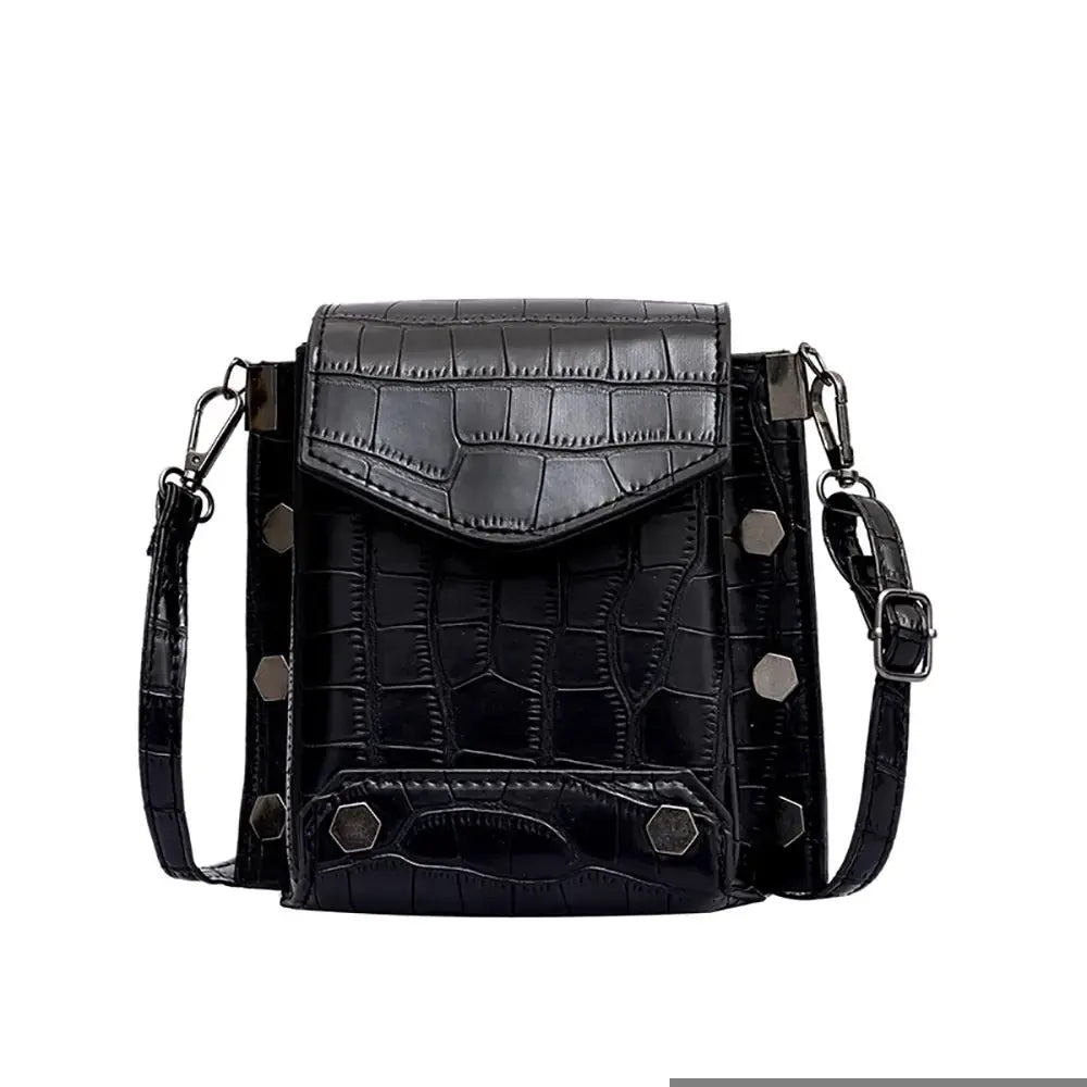 Spring 2019 Crocodile Pattern Crossbody Bag for Women Blkhaven