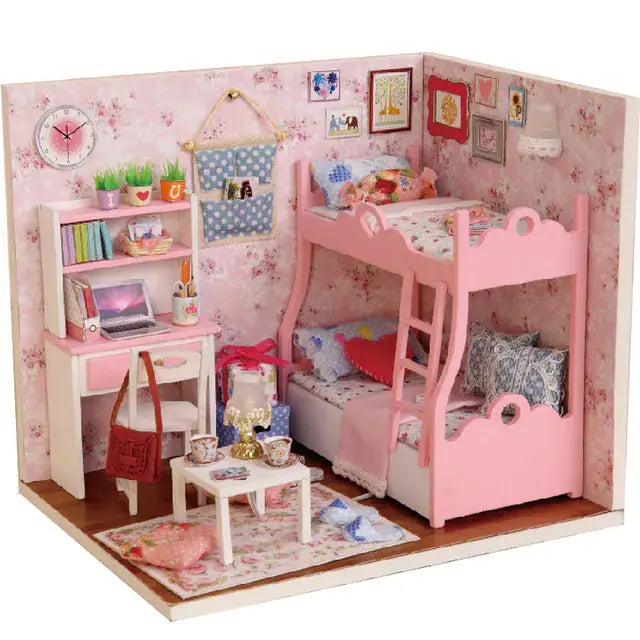 DIY Wooden House Puzzle Kit Blkhaven