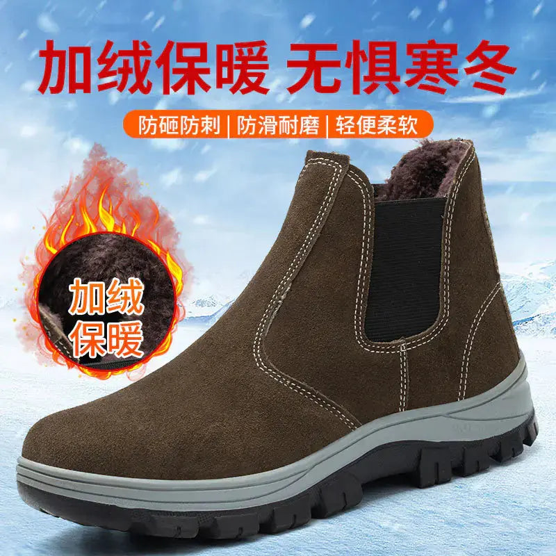 Winter Safety Work Boots with Steel Toe and Insulation Blkhaven