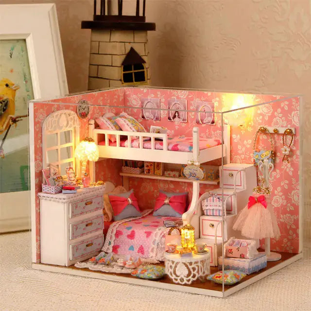 DIY Wooden House Puzzle Kit Blkhaven