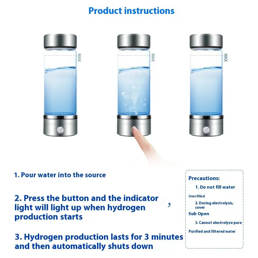 SPE Quantum Hydrogen-Rich Water Cup Blkhaven
