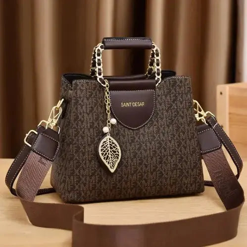 Maldives Leather Bag - Stylish Large Capacity Handbag Blkhaven