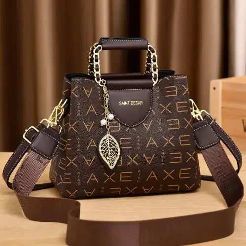 Maldives Leather Bag - Stylish Large Capacity Handbag Blkhaven