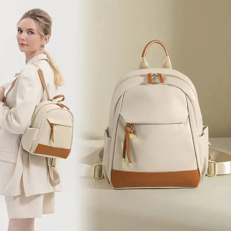 Double Shoulder Women's Oxford Cloth Tote Bag Blkhaven