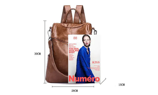 Women's Backpack - Dual Shoulder Bag Blkhaven