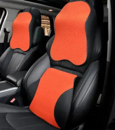 Memory Foam Car Neck and Waist Cushion Set Blkhaven