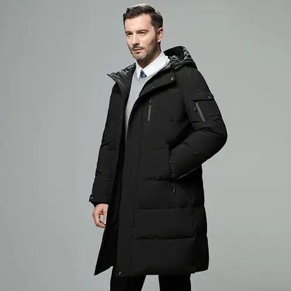 Long padded down jacket for men Carmine Juneberry