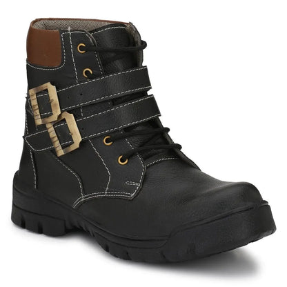 Generic Men Black Color Leatherette Material Ivory Cassiopeia