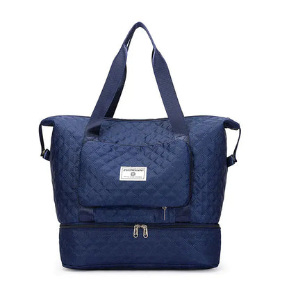 Large Capacity Portable Duffle Bag and Travel Organizer Blkhaven