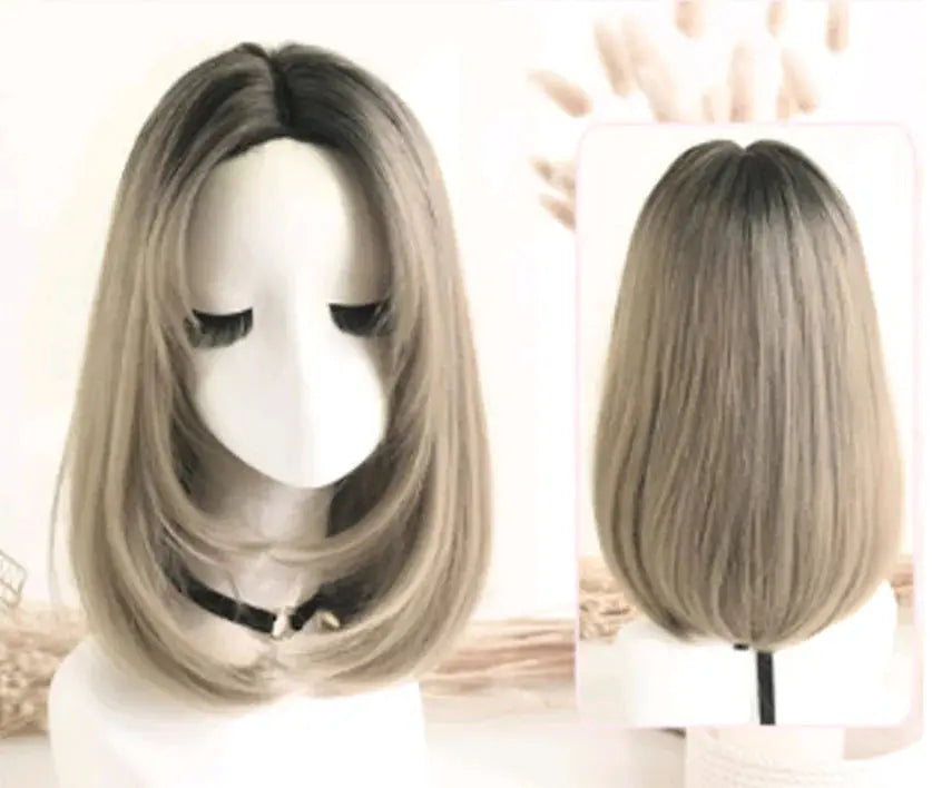 Fashionable Long Straight Wig with Center Parting for Women Blkhaven