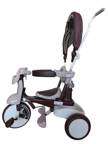 iimo 3-in-1 Foldable Tricycle with Canopy Blkhaven