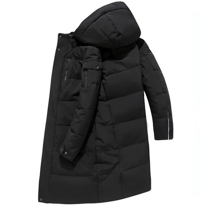 Long padded down jacket for men Carmine Juneberry