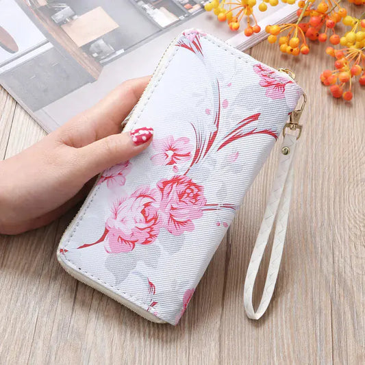 Women's Long Clutch Wallet with Phone Compartment Blkhaven