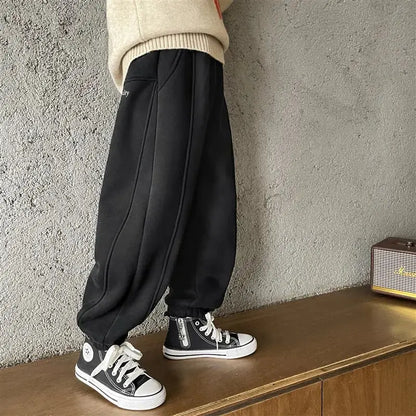 Girls' Winter Sports Down Guard Pants in Foreign Style