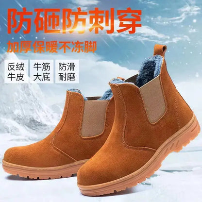 Winter Safety Work Boots with Steel Toe and Insulation Blkhaven