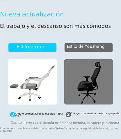 Ergonomic Reclining Office Chair for Comfort Blkhaven