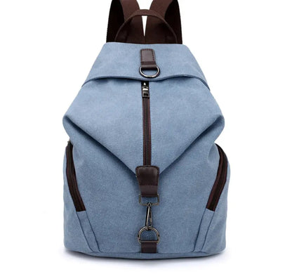 College Style Canvas Backpack and Tote Bag Blkhaven