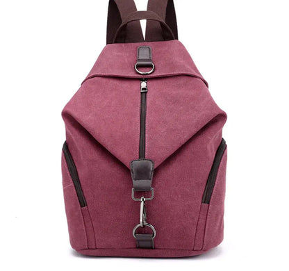 College Style Canvas Backpack and Tote Bag Blkhaven