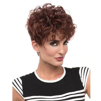 Wholesale Short Curly Women's Synthetic Wigs Blkhaven