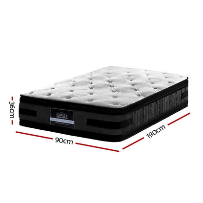 NNEDSZ Bedding Luna Euro Top Cool Gel Pocket Spring Mattress 36cm Thick ? Single-1