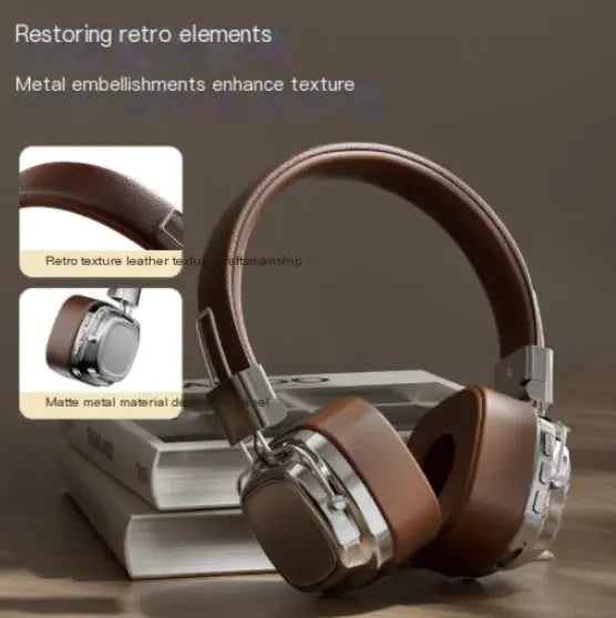 2024 Vintage Wireless Bluetooth 5.3 Headphones Blkhaven