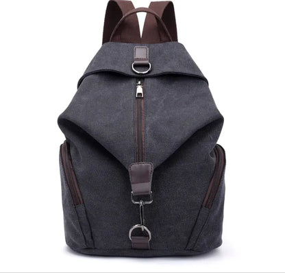 College Style Canvas Backpack and Tote Bag Blkhaven