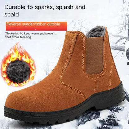Winter Safety Work Boots with Steel Toe and Insulation Blkhaven