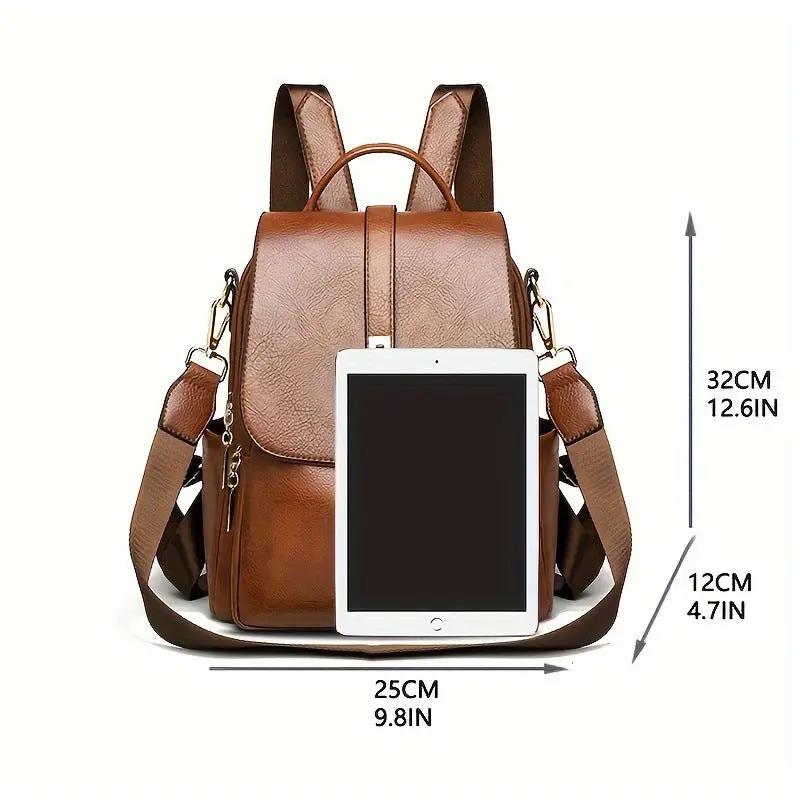 Simple Ladies Backpack Commuter's All-matching Large Capacity Blkhaven