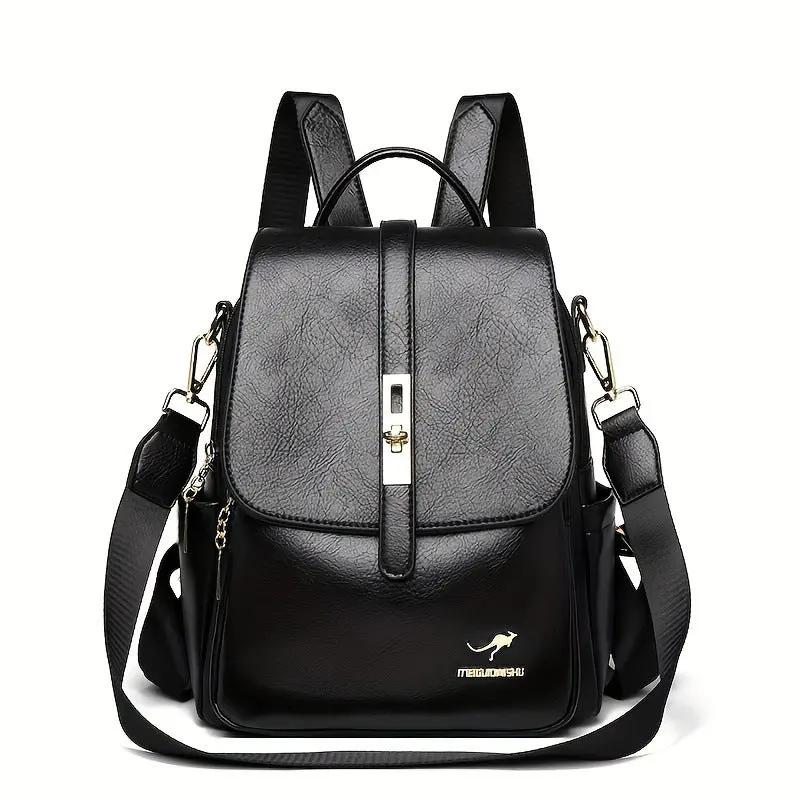Simple Ladies Backpack Commuter's All-matching Large Capacity