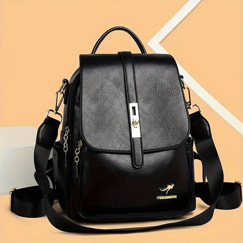 Simple Ladies Backpack Commuter's All-matching Large Capacity Blkhaven