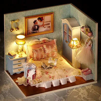DIY Wooden House Puzzle Kit Blkhaven