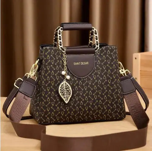 Maldives Leather Bag - Stylish Large Capacity Handbag Blkhaven