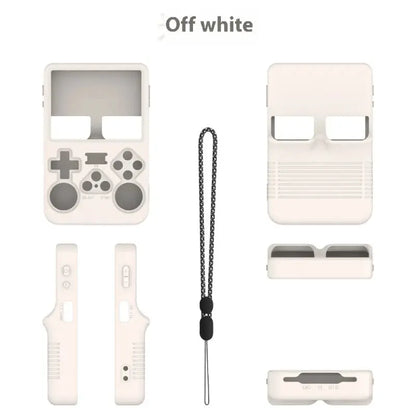Handheld Game Machine Silicone Protective Cover Solid Color Simple Storage Box Blkhaven