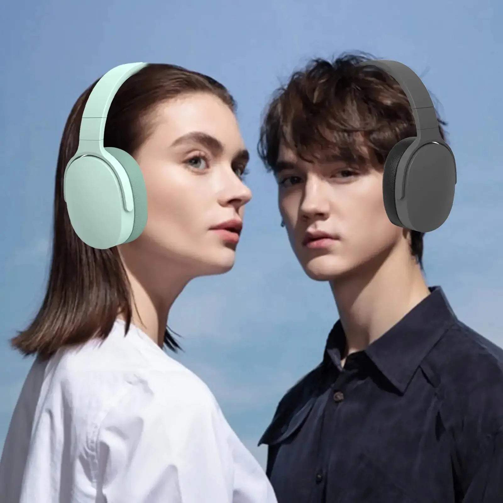 Foldable Wireless Bluetooth 5.1 Noise-Canceling Headphones Blkhaven