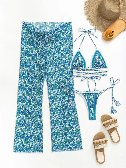 Murex three piece swimsuit Raspberry Eurybia
