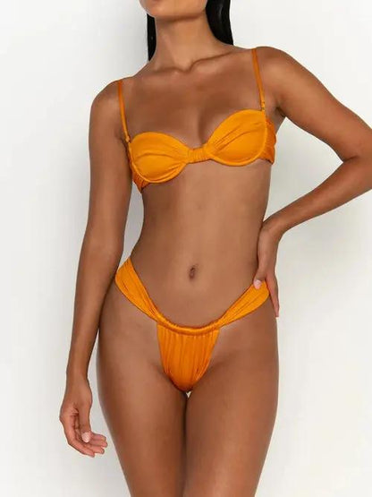 Fab Girl two piece swimsuit Raspberry Eurybia