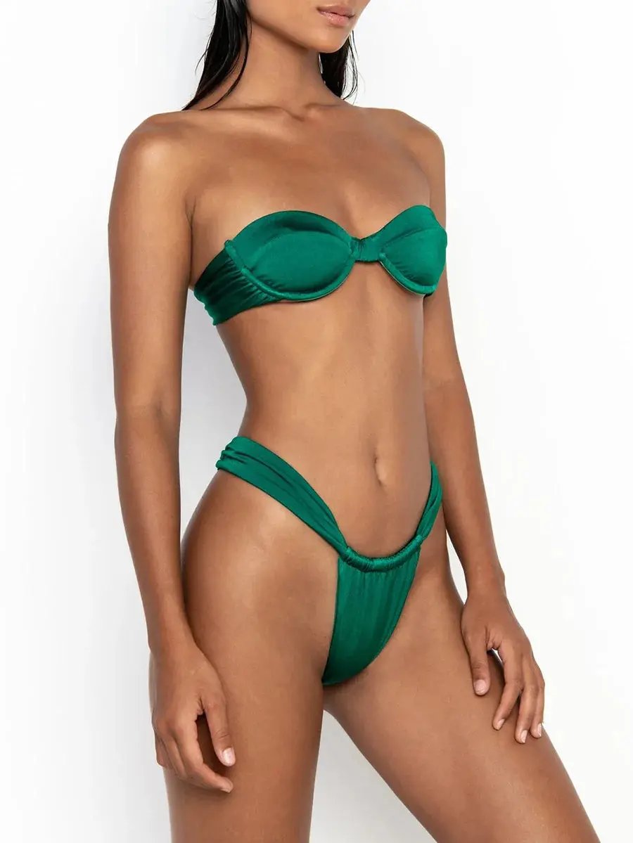 Fab Girl two piece swimsuit Raspberry Eurybia