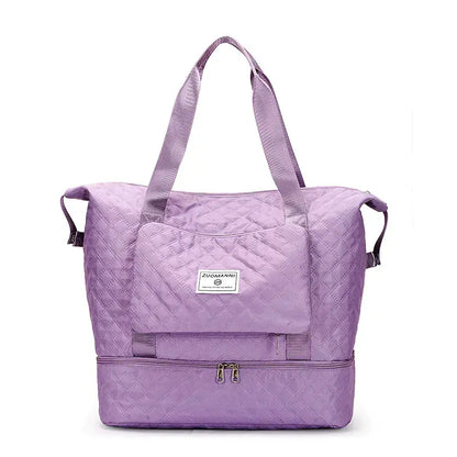 Large Capacity Portable Duffle Bag and Travel Organizer Blkhaven