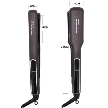 Ceramic Electric Hair Straightener and Curling Iron Blkhaven