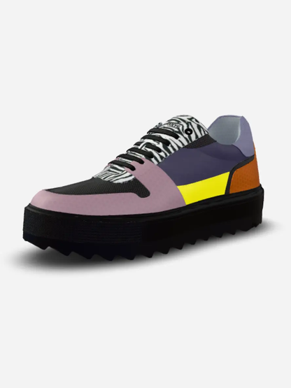 Vegan Sneakers BYMANYC ® New York NOHO EDGE (Unisex) White Chaos