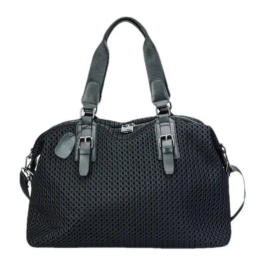 Ladies Fashion Casual Mesh Shoulder Crossbody Travel Bag Blkhaven